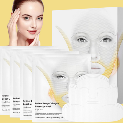 Máscara Firmadora Retinol e Colágeno - 4 Peças