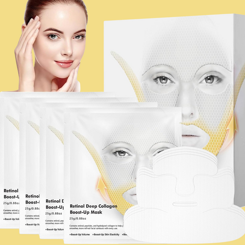 Máscara Firmadora Retinol e Colágeno - 4 Peças