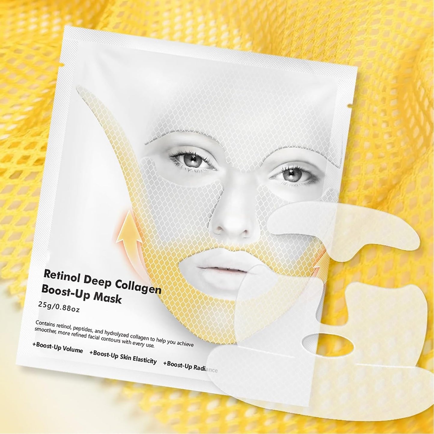 Máscara Firmadora Retinol e Colágeno - 4 Peças